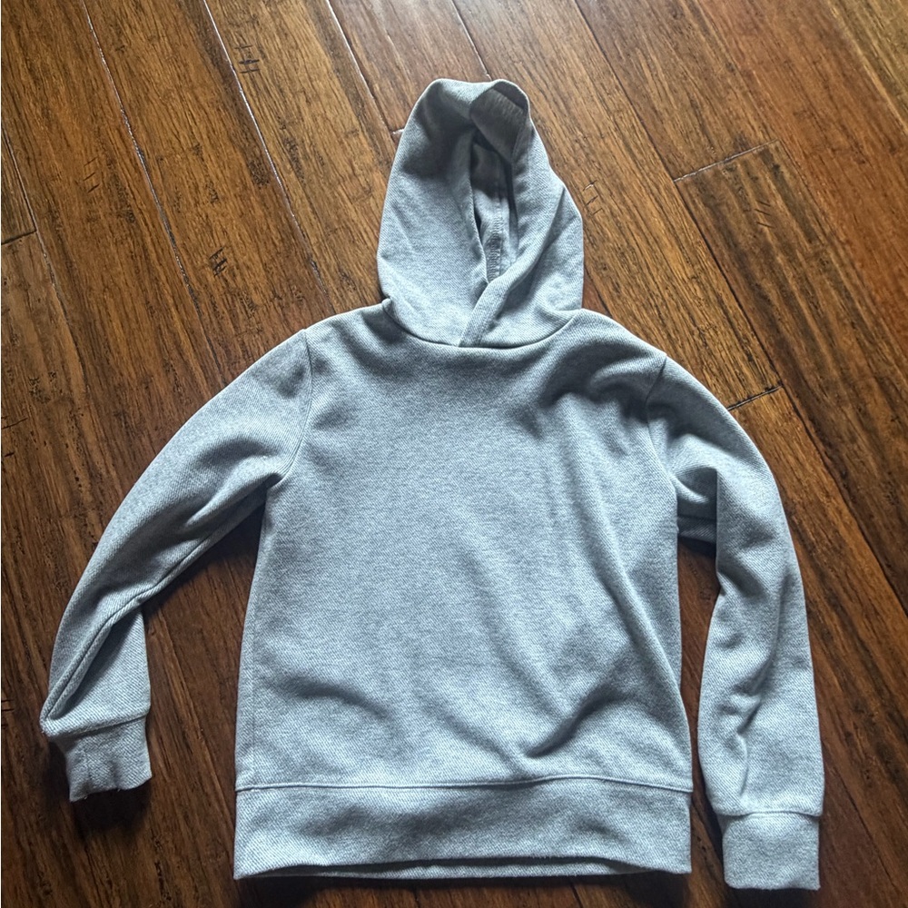 Crewcuts Heather Gray Hoodie Sweatshirt - Light Gray